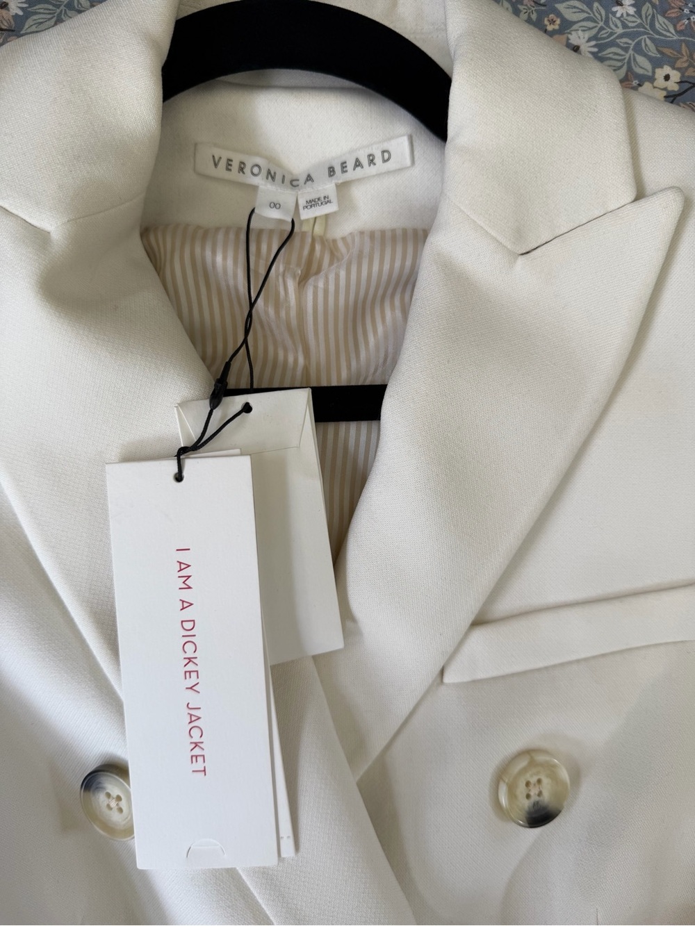 Veronica Beard Miller Dickey Jacket - Porcelain - Picture 4 of 4